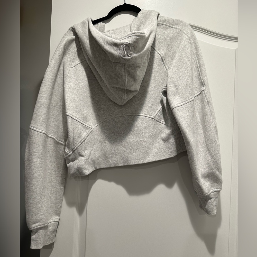 Lululemon Scuba Oversized Half-Zip - Heathered Core Ultra Light Grey - XS/S - Picture 3 of 3